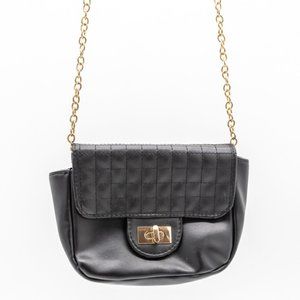 Christian Siriano for Payless black faux leather small purse